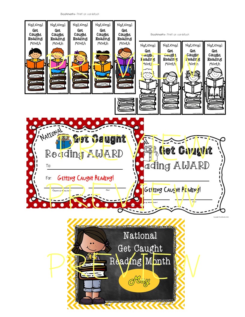 National Get Caught Reading Month (May)