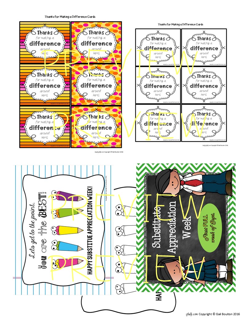 National Substitute Appreciation Week (first full week of Sept.)