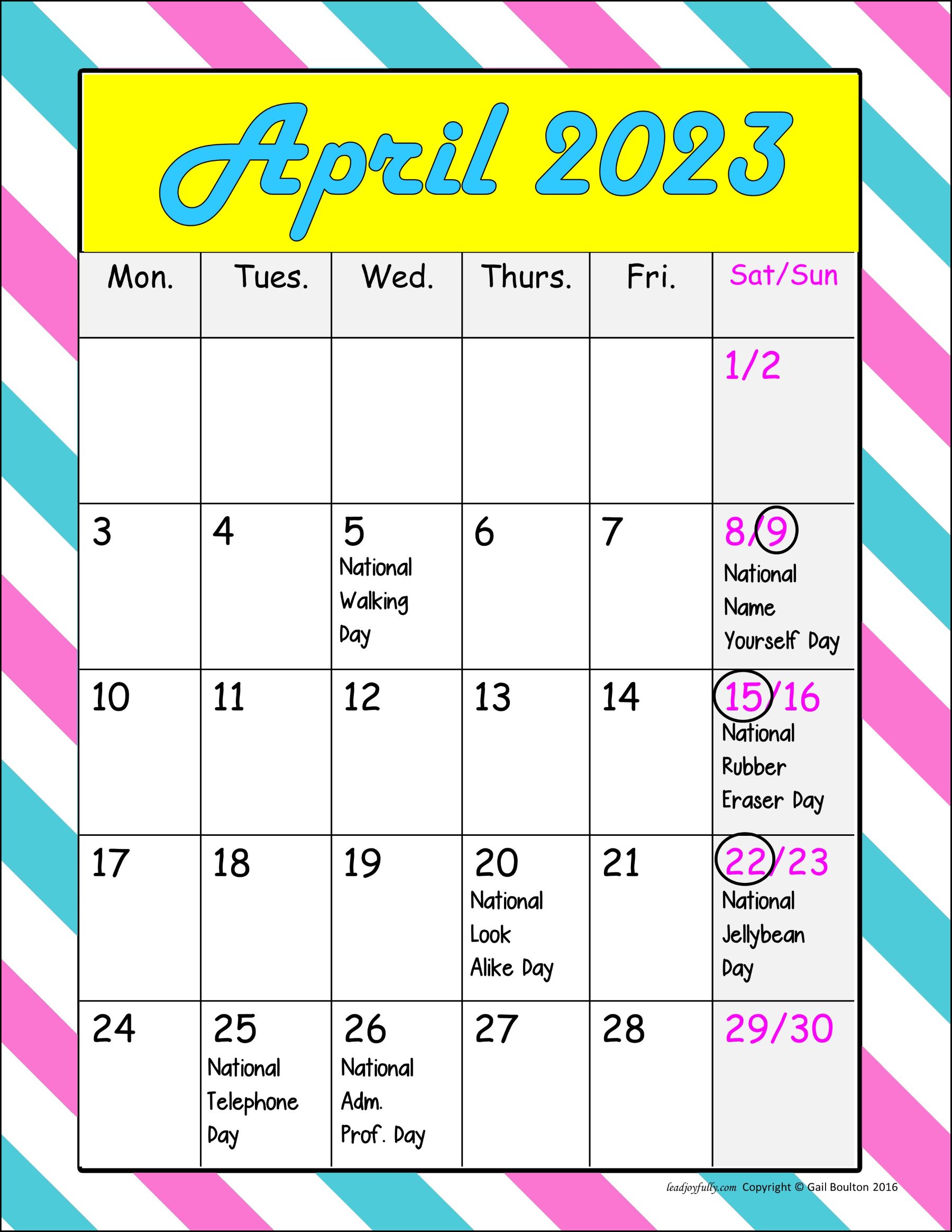 Bizarre and FUN National Holidays MEGA BUNDLE (February, March & April  Bundles) | Lead Joyfully