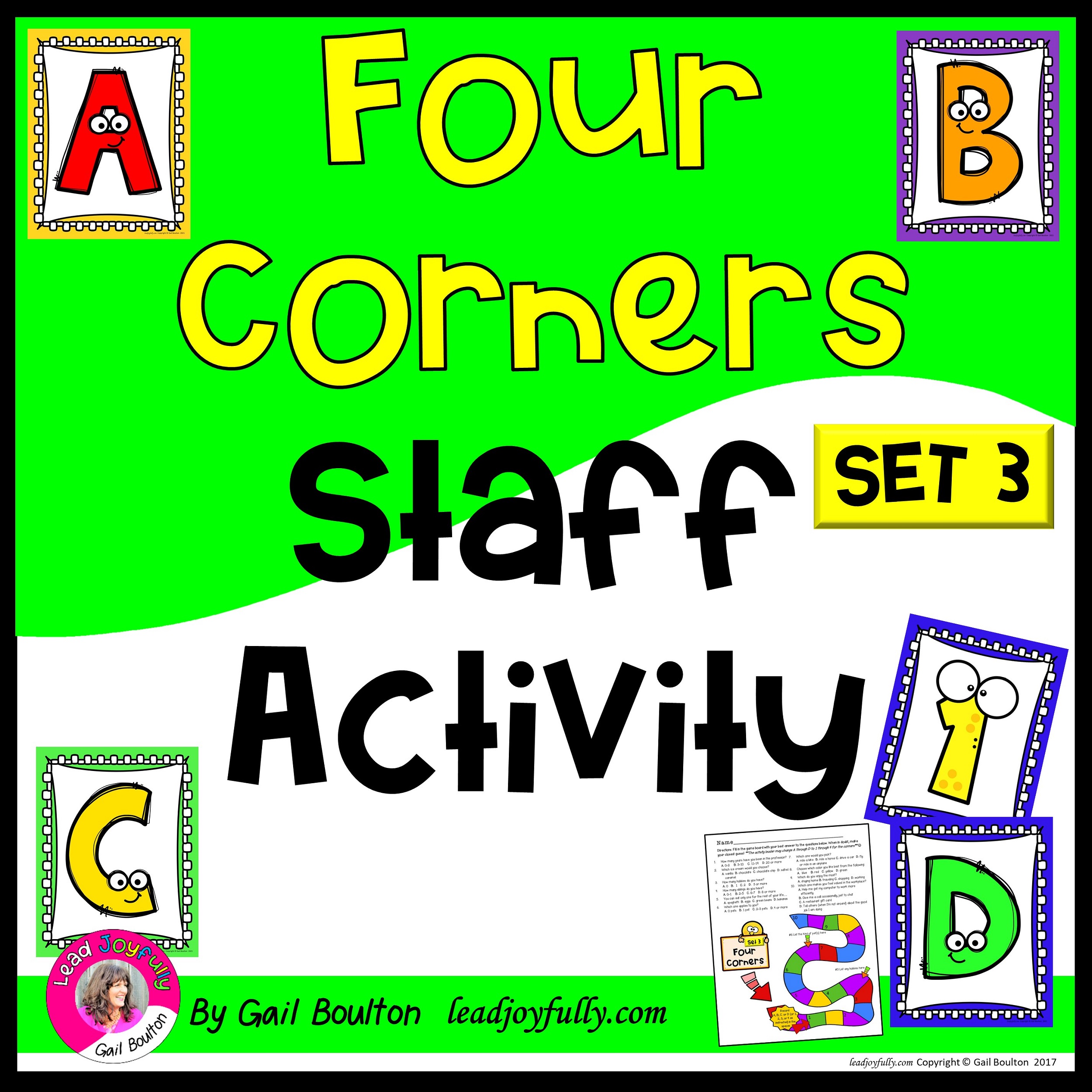 Four Corners Staff Activity SET 3 Lead Joyfully