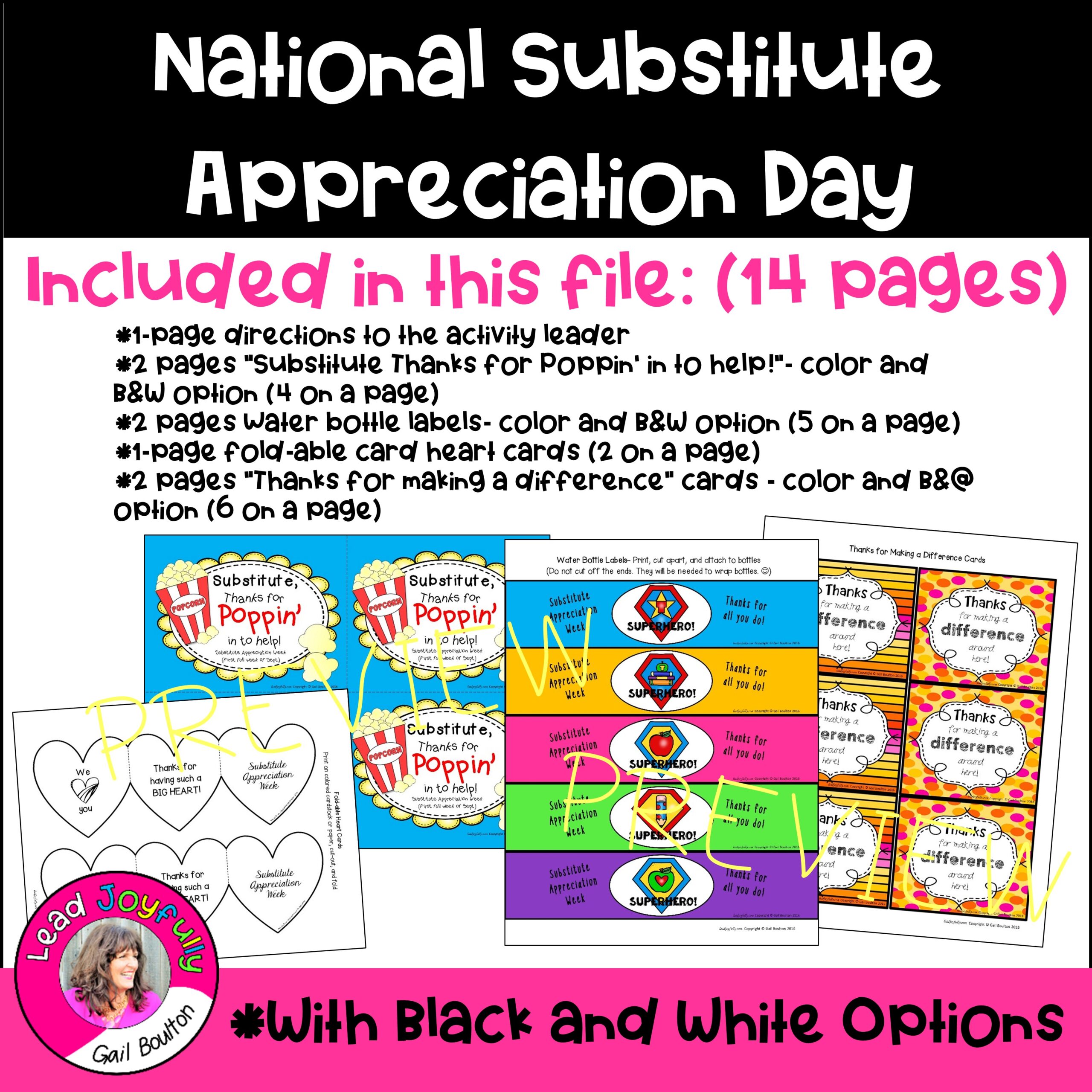 National Substitute Appreciation Week (week before Thanksgiving) - Image 2
