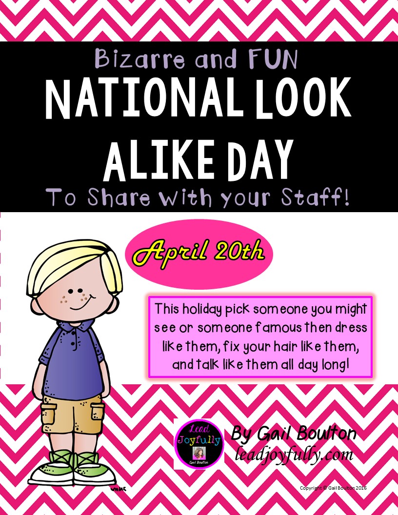 National Look Alike Day (April 20th)