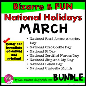 3 MARCH Bizarre and Fun National Holidays