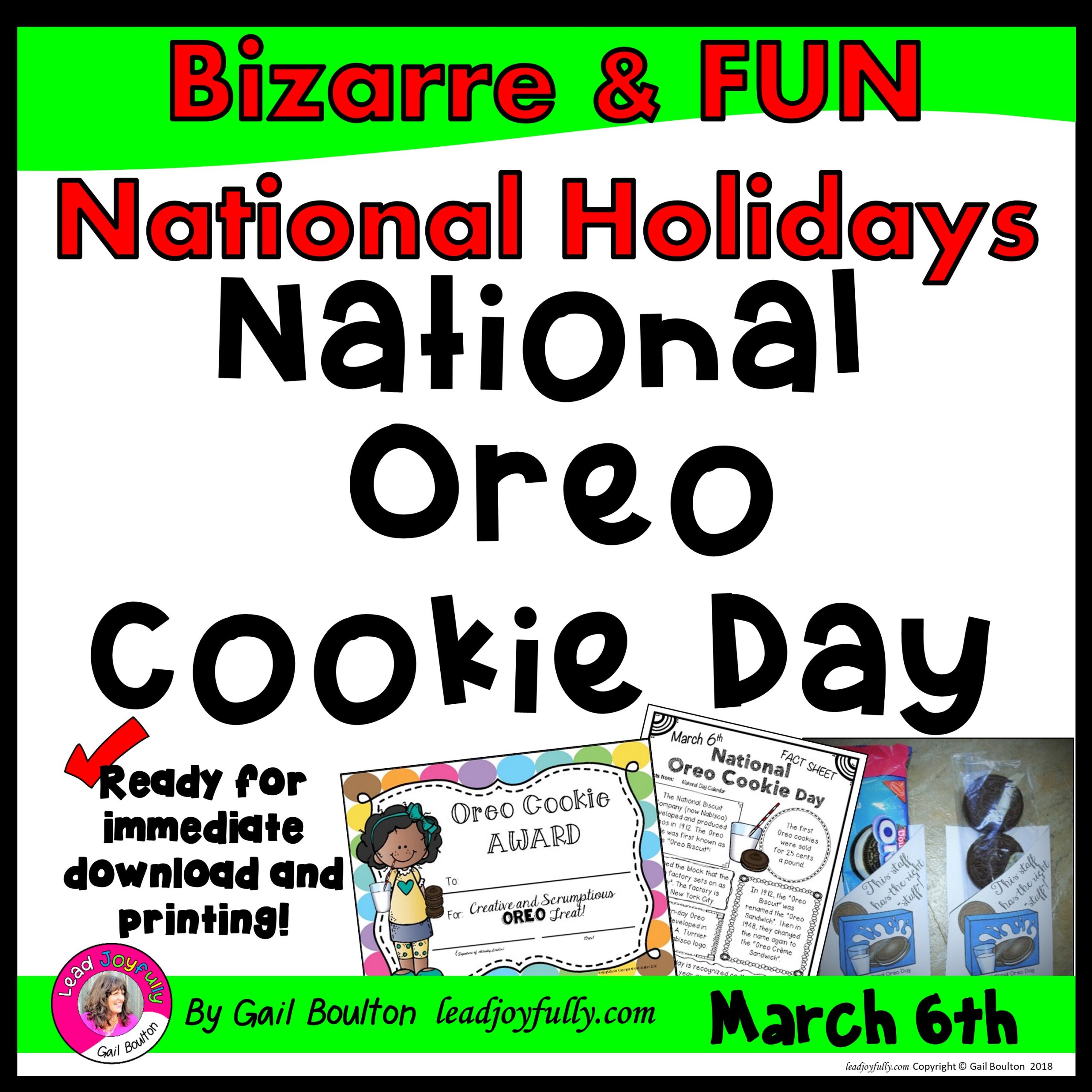 National Oreo Cookie Day (March 6th)