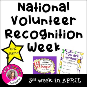 National Volunteer Recognition Week (Third Week in April)