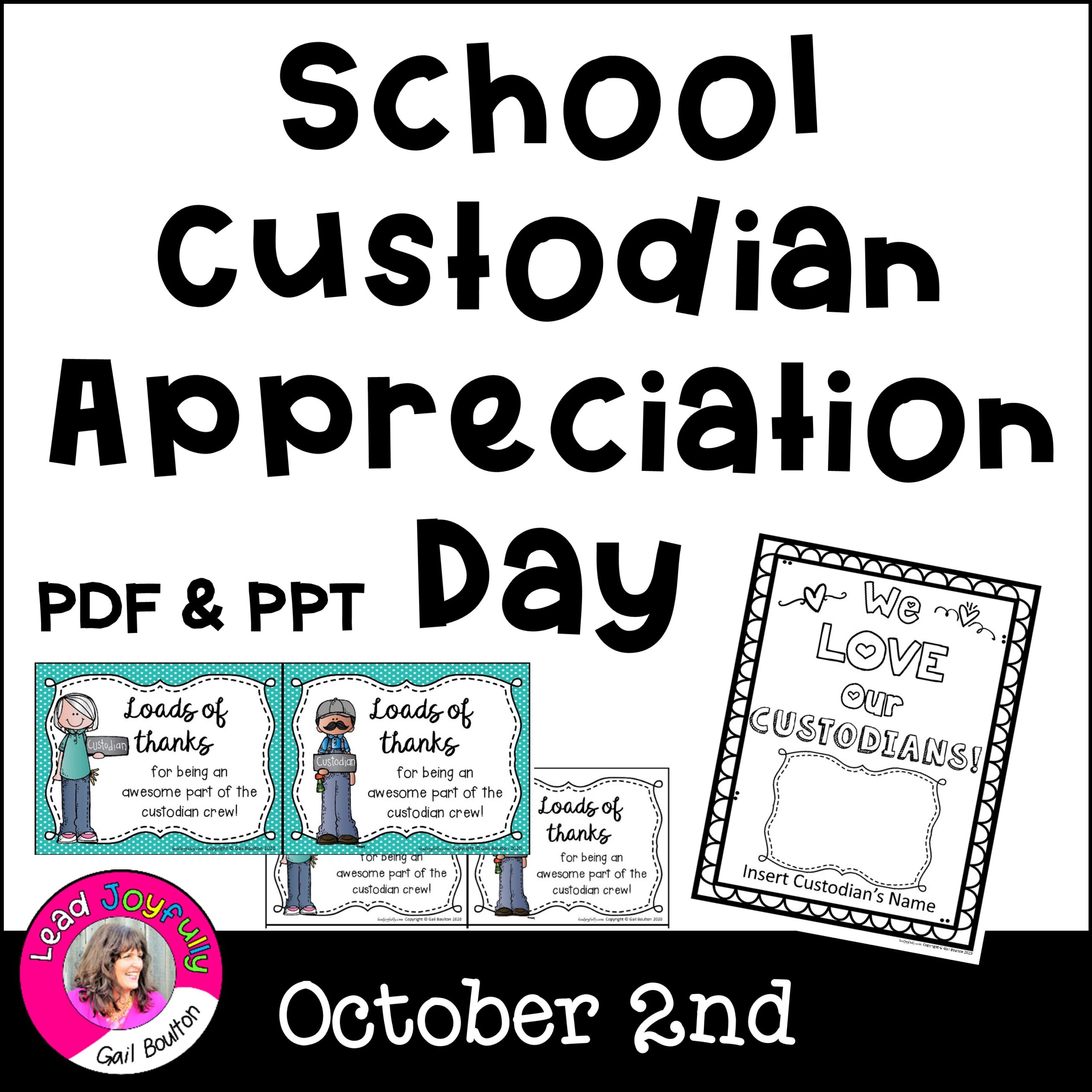 School Custodian Appreciation Day - October 2nd