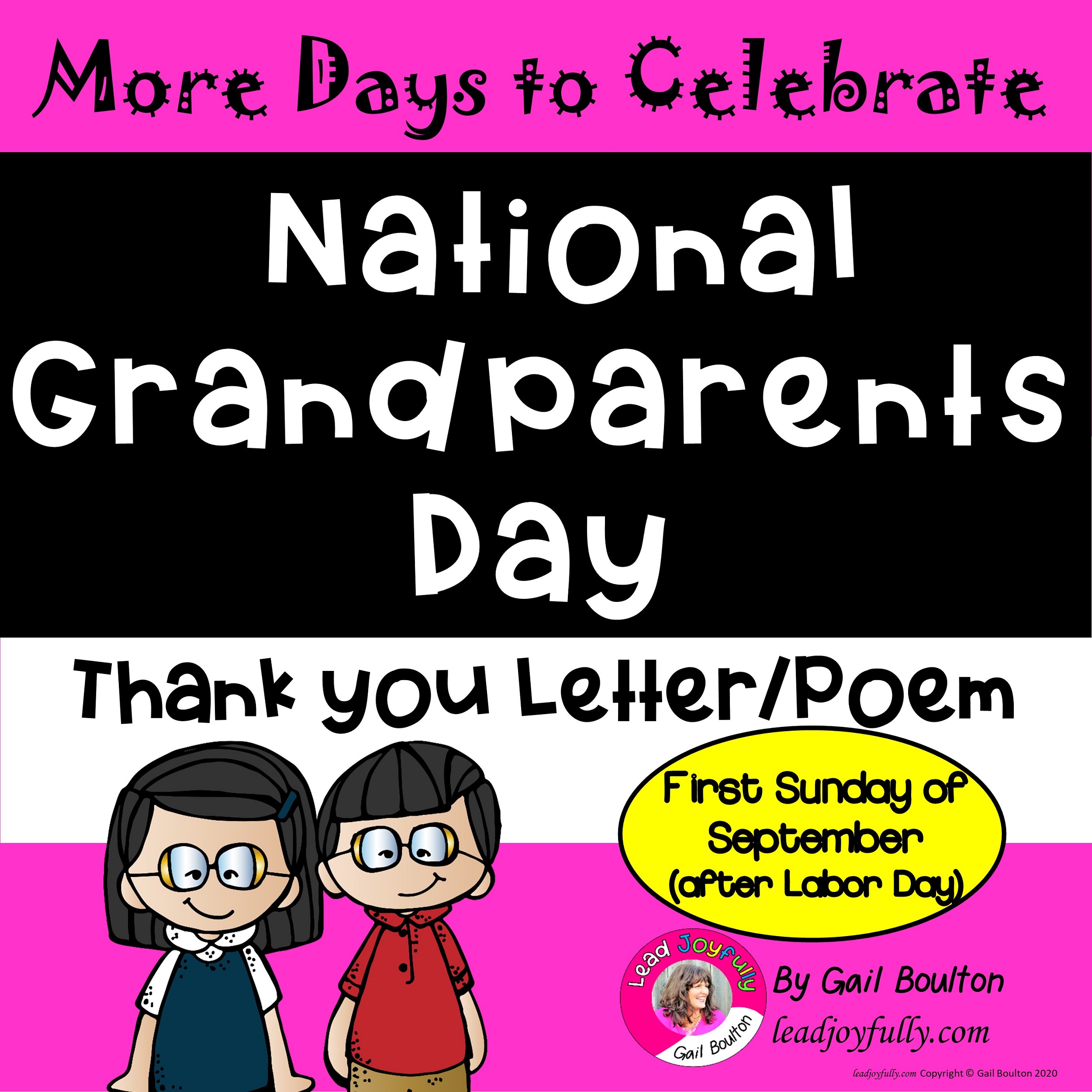 Download National Grandparents Day Thank You Letter Poem From Principal Or Teacher Lead Joyfully