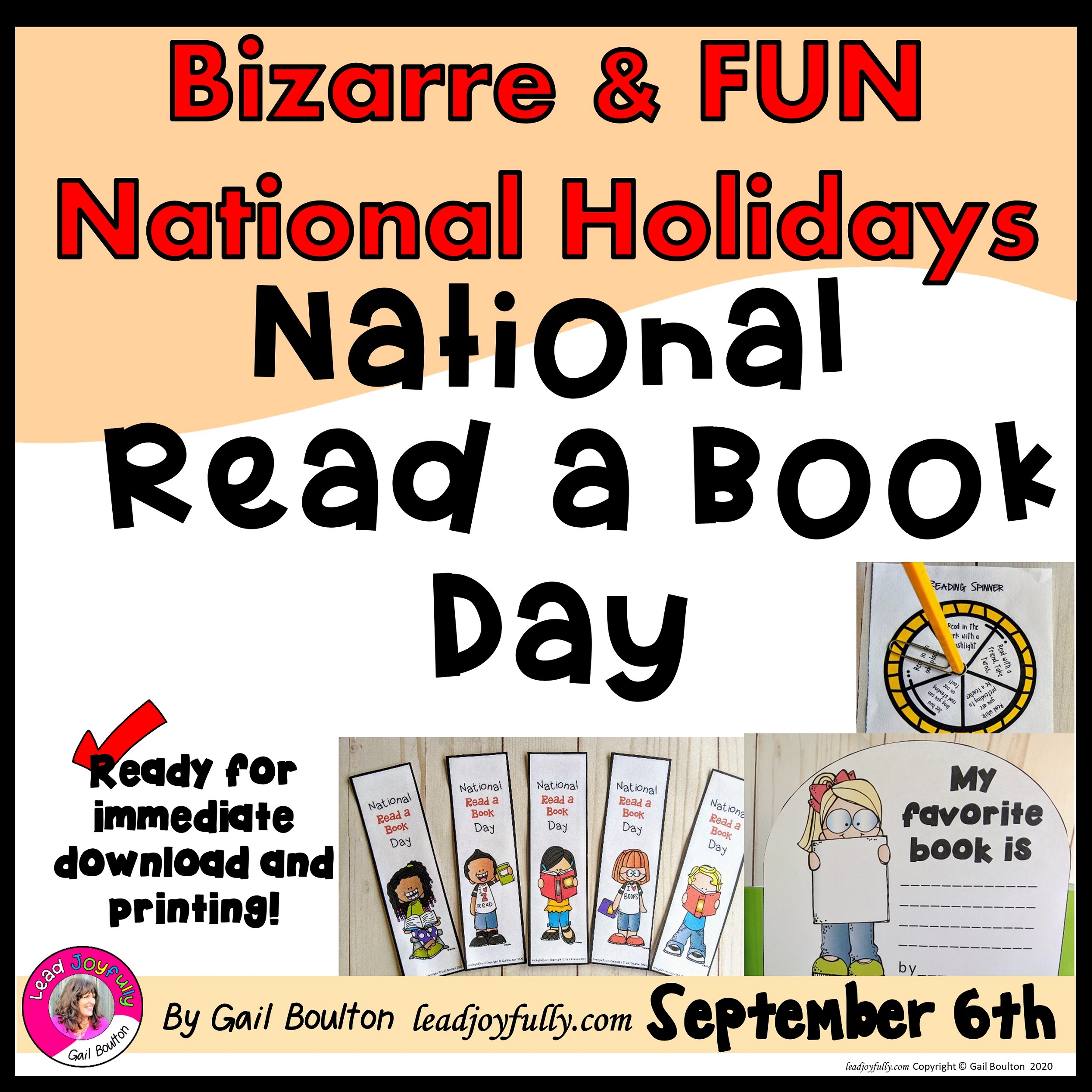 National Read a Book Day (September 6th) Lead Joyfully