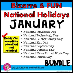 1 JANUARY Bizarre and Fun National Holidays