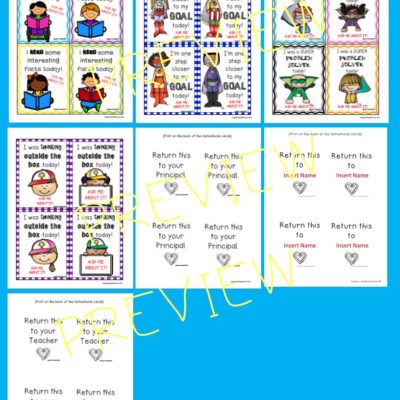 Motivational Cards for Staff or Students | Lead Joyfully
