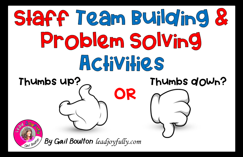 9 Different Staff Team Building and Problem Solving Activities | Lead ...