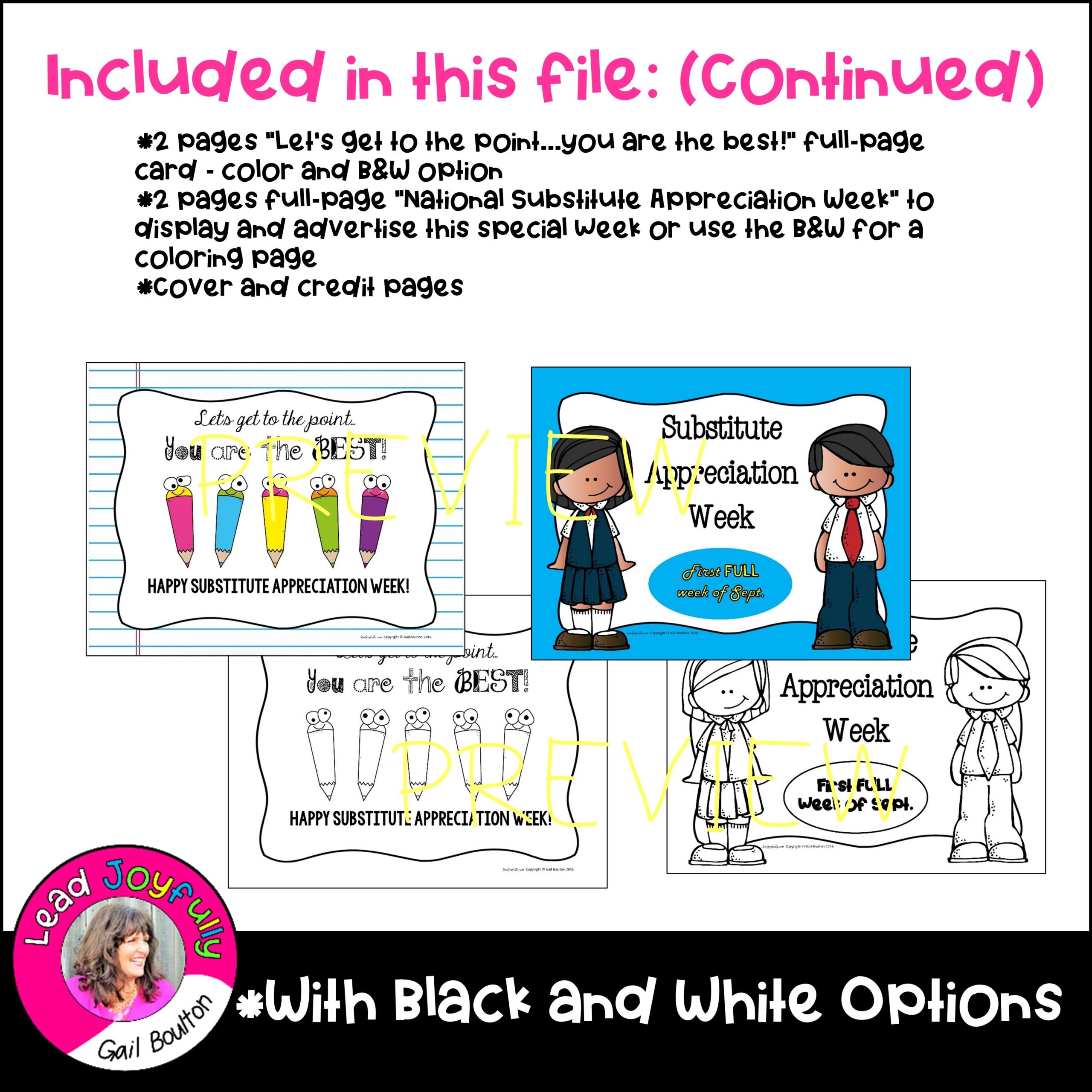 National Substitute Appreciation Week (week before Thanksgiving) - Image 3