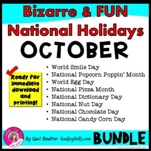 10 OCTOBER Bizarre and Fun National Holidays