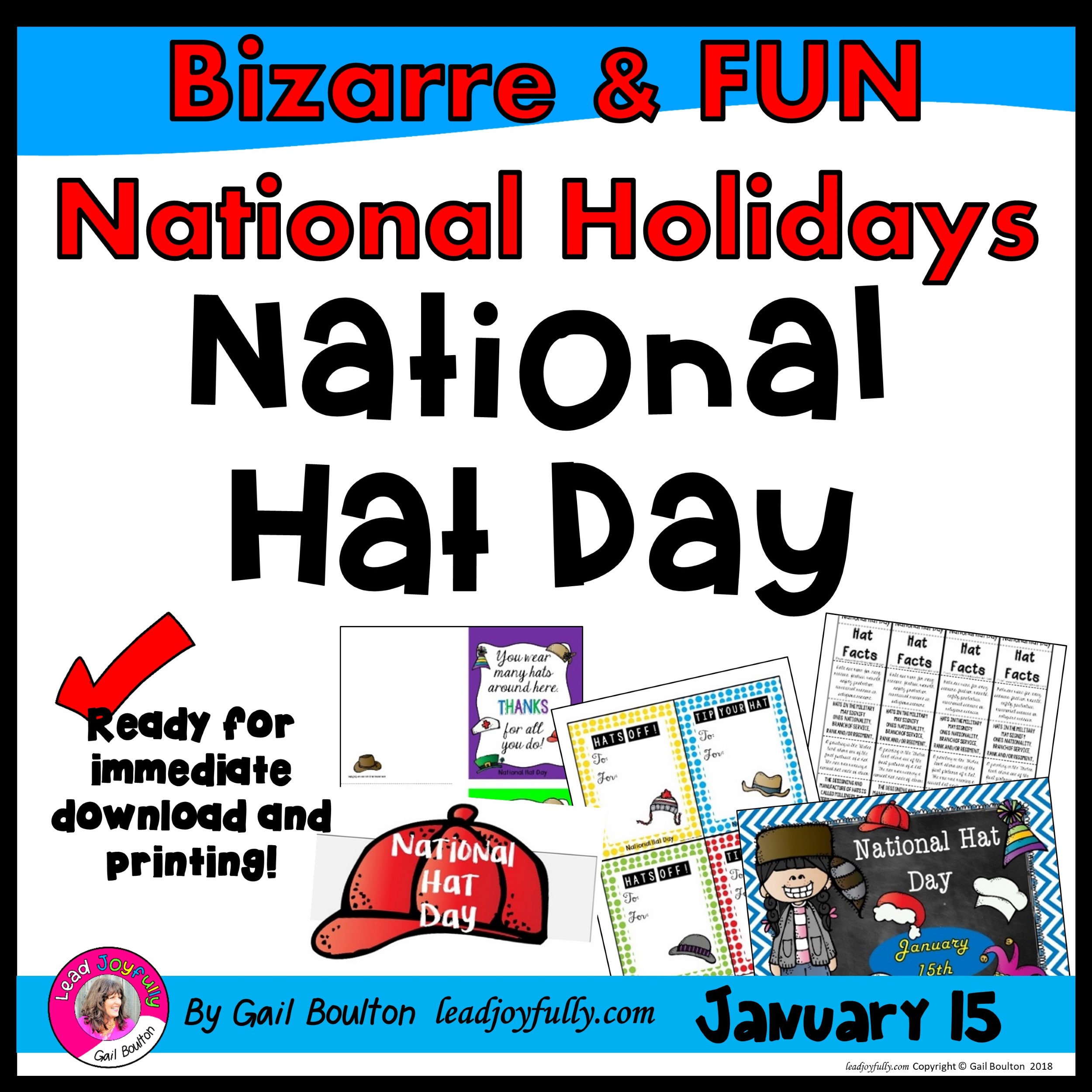 National Hat Day, January 15th.  School of Science and Technology -  Sugarland