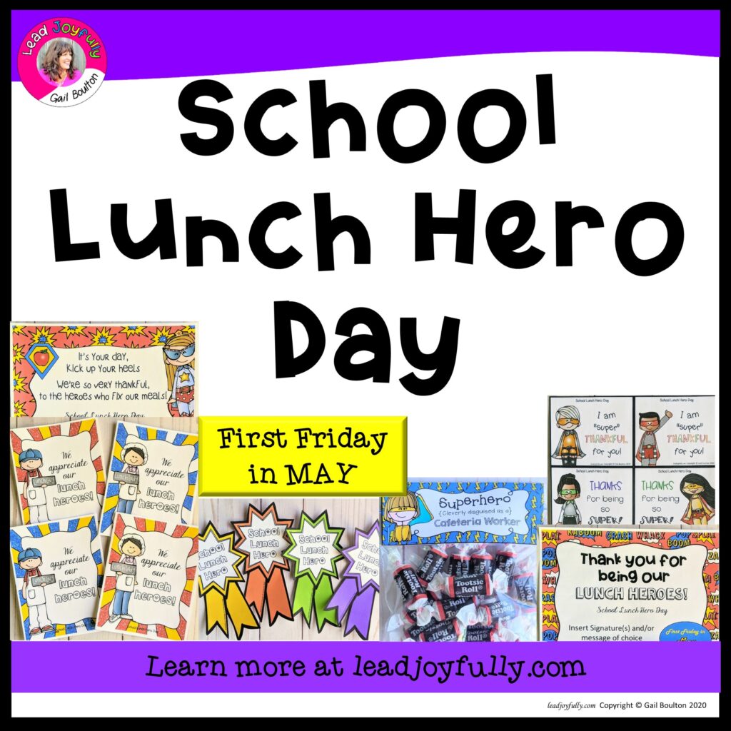 FREE download! 20232024 School Appreciation Calendar Lead Joyfully