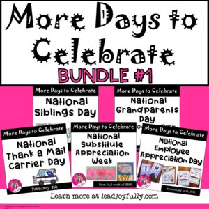 More Days to Celebrate BUNDLE #1