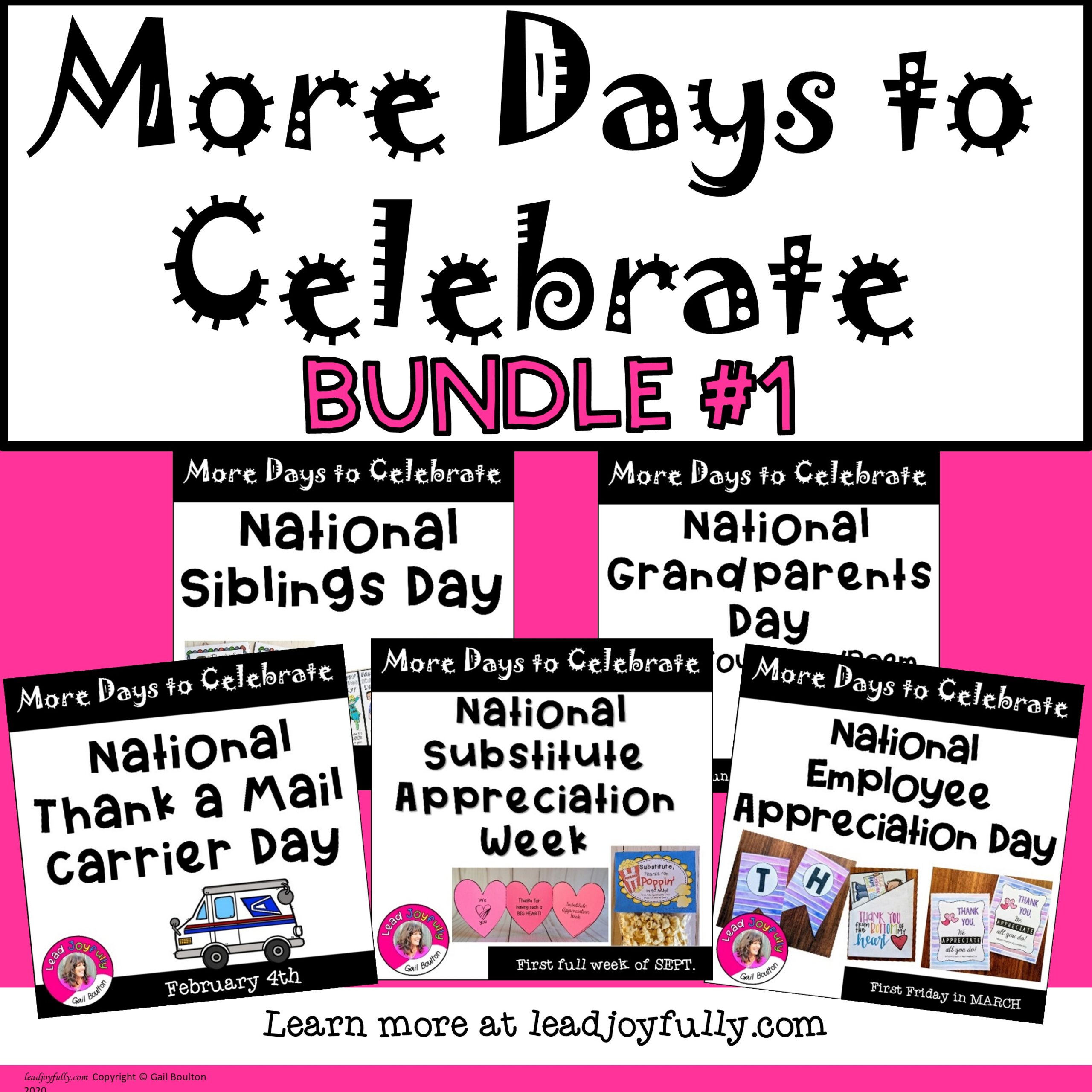 More Days to Celebrate BUNDLE #1