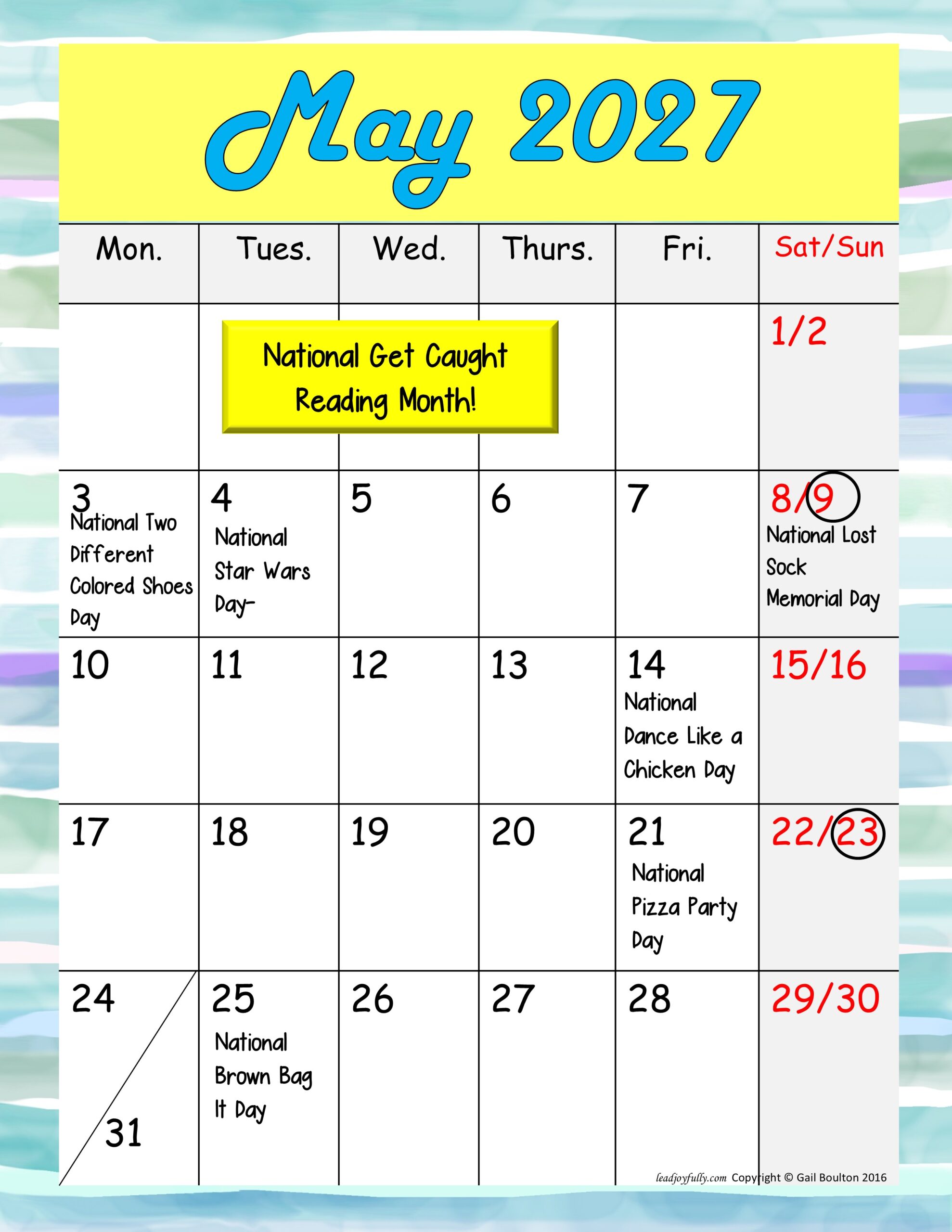 Bizarre and FUN National Holidays MEGA BUNDLE (May, June, & July Bundles) - Image 2