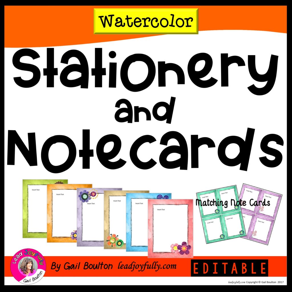 FROM THE DESK OF THE ADMINISTRATIVE ASSISTANT: Stationery with Matching ...