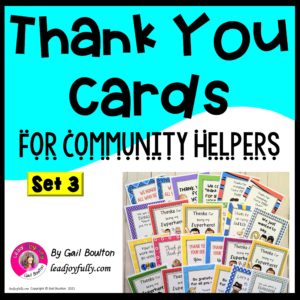 Thank You Cards for Community Helpers- Set 3 | Lead Joyfully