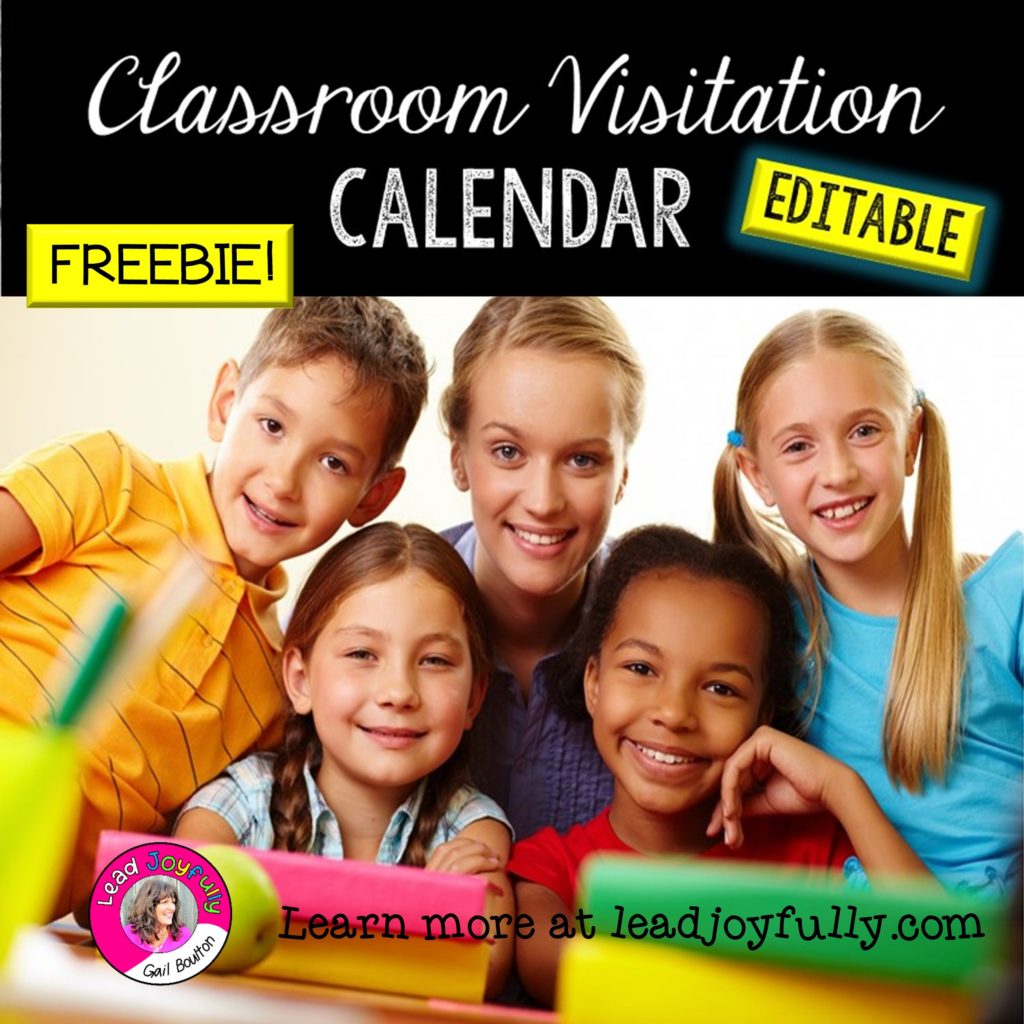 FREE download! Classroom Visitation Calendars (20242025) Lead Joyfully