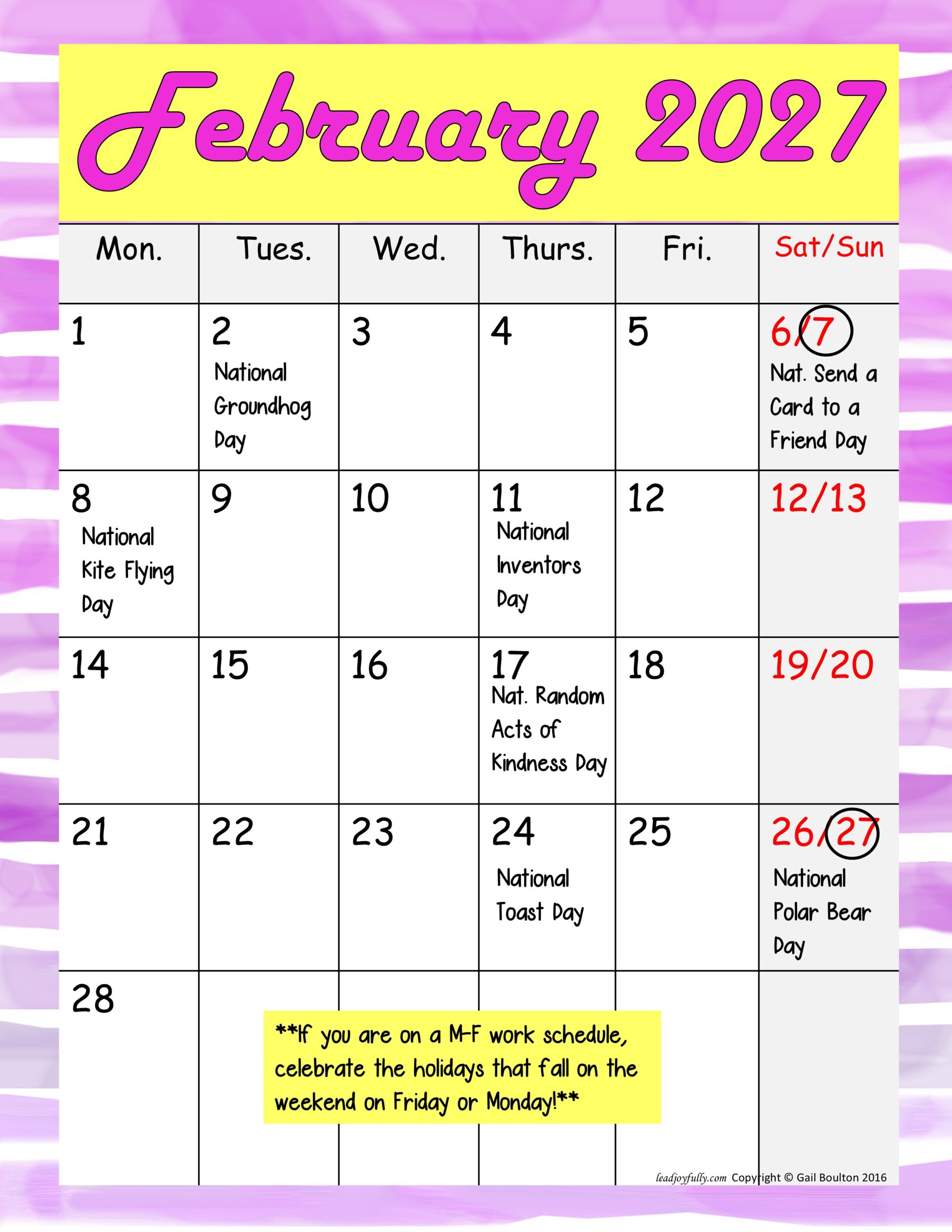 Bizarre and FUN National Holidays MEGA BUNDLE (February, March & April Bundles) - Image 2