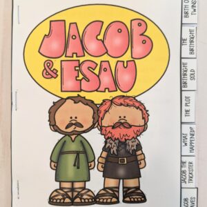 JACOB & ESAU Mini Book with FIVE Hands-On Activities Plus Certificates ...