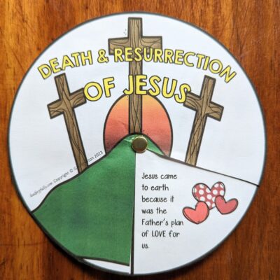 DEATH & RESURRECTION OF JESUS Mini Book with SIX Hands-On Activities ...